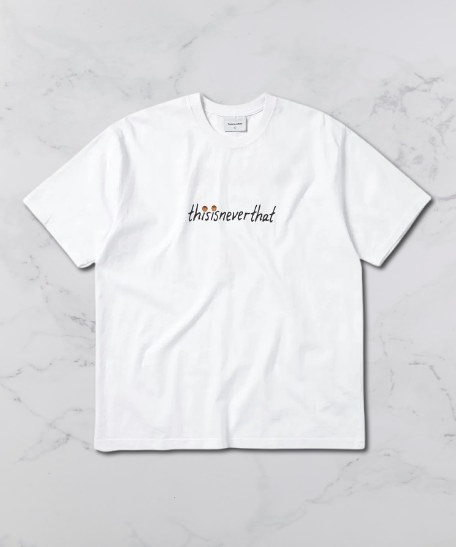 Qoo10 ディスイズネバーザット THAT SIGN W TEE ロゴ 半