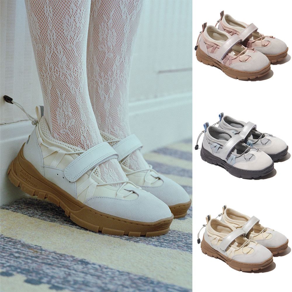 24SS BRYN VELCRO ベルクロフラットシューズ シューズ スニーカー 運動靴 レディース