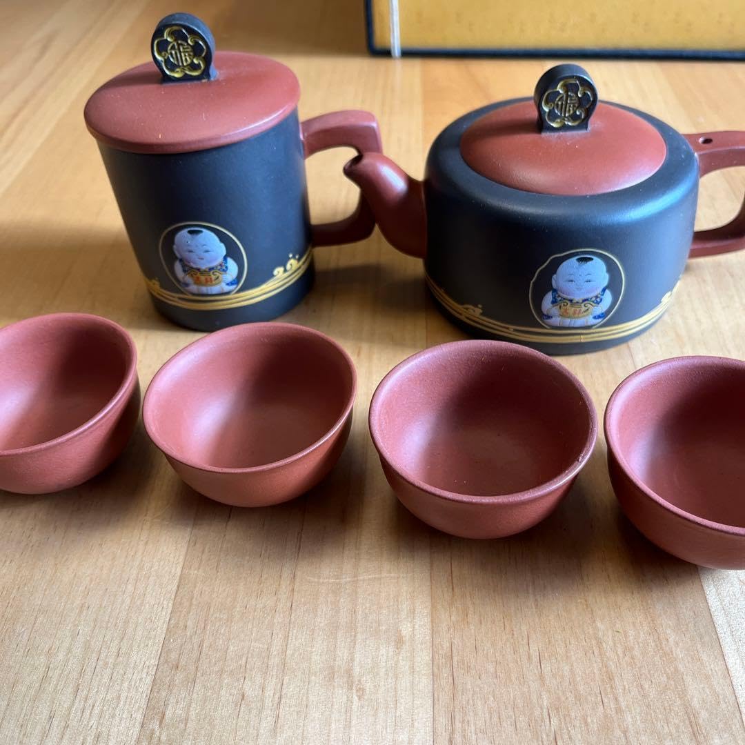 中国茶器セット 紫砂 大阿福壺