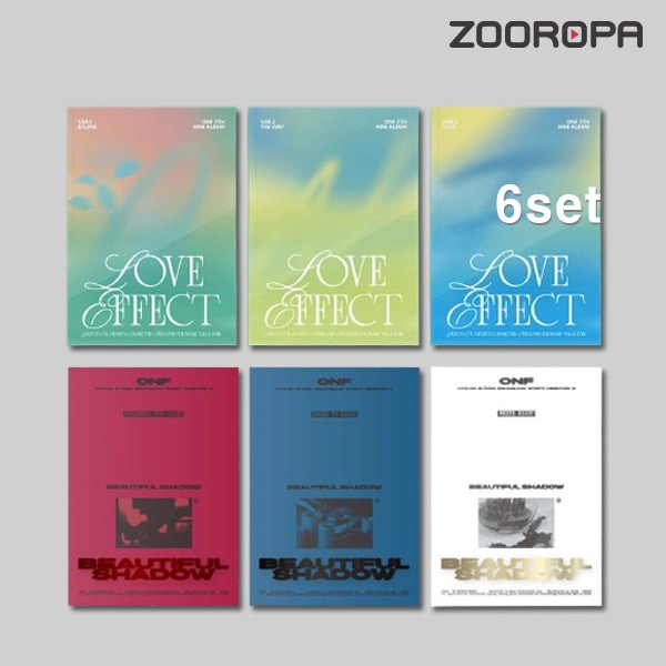 [6종세트] 온앤오프 ONF BEAUTIFUL SHADOW LOVE EFFECT
