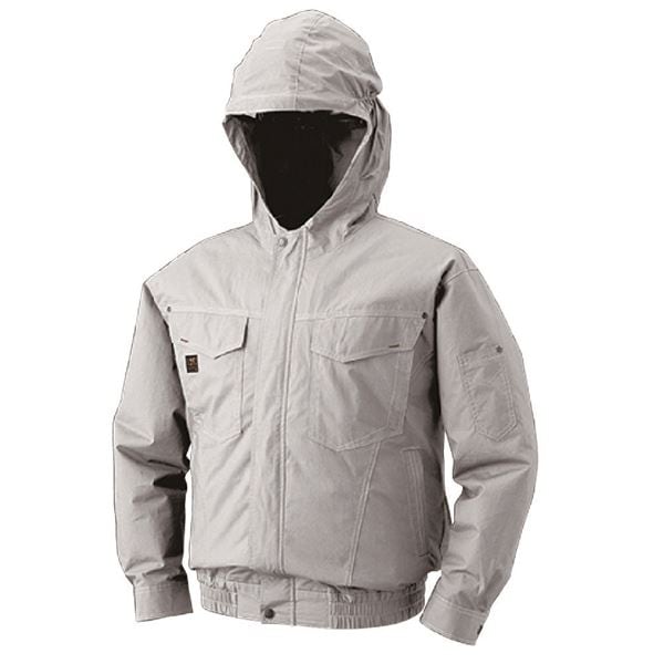 KU91410 空調服 綿薄手フード付 服のみ シルバー 5L 7,531円
