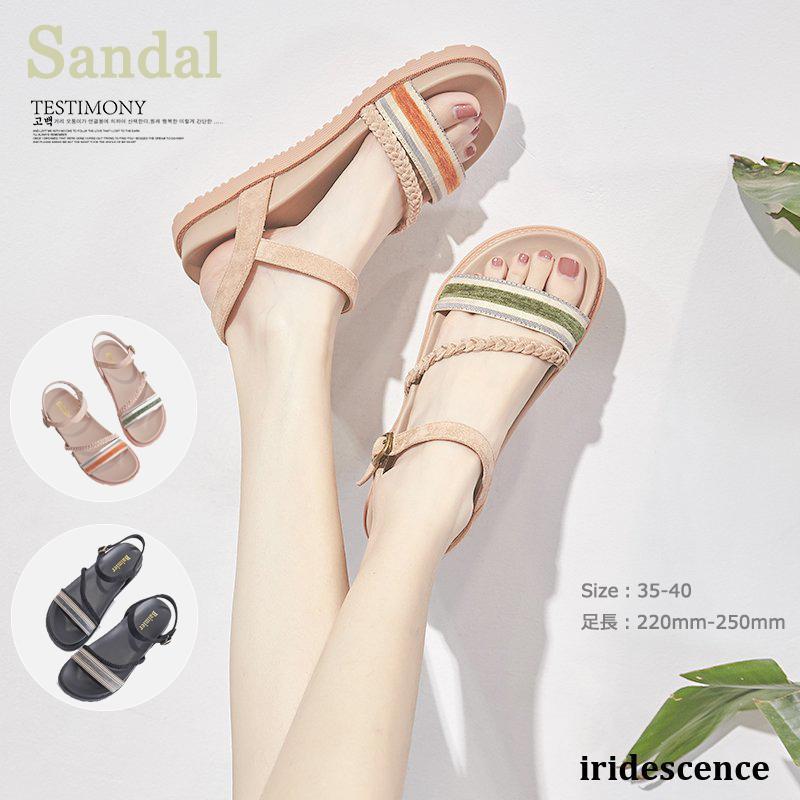 30% リラックスサンダル ブラック サンダル 美脚 サマーサンダル レディース 履きやすい 杏色 大人 カジュアル OFF自社生產コーデ 3032 美脚効果 オフィス 歩きやすい