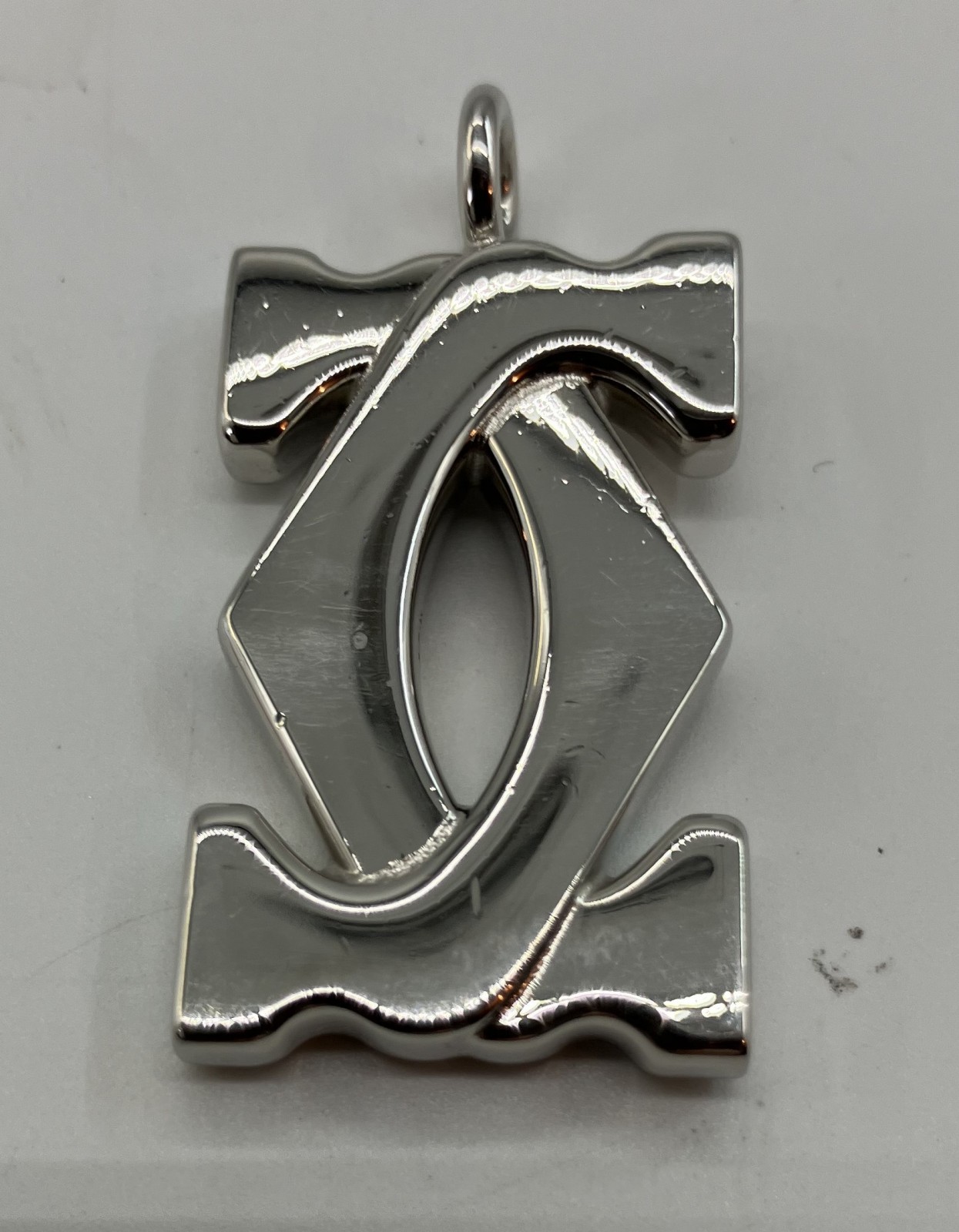 チャーム　トップ シルバー　4×2ｃｍ（1.57×0.79 inch）