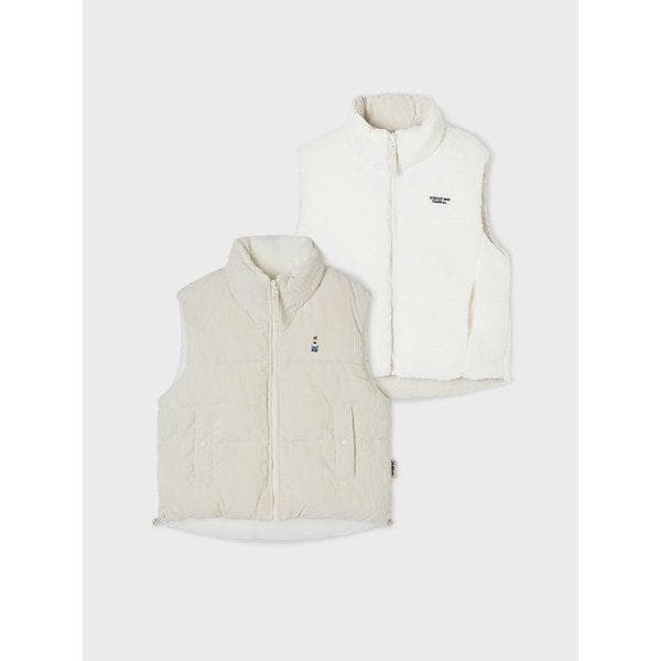WHVWF4912F リバーシブルコーデュロイパディングベスト 8,608円