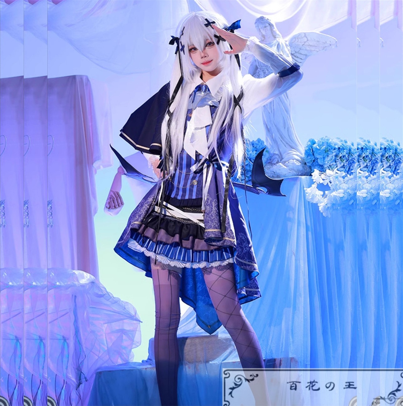 『一部在庫あり』 VTuber Blanche Fleur 東雪蓮 コスプレ衣装 コスチューム