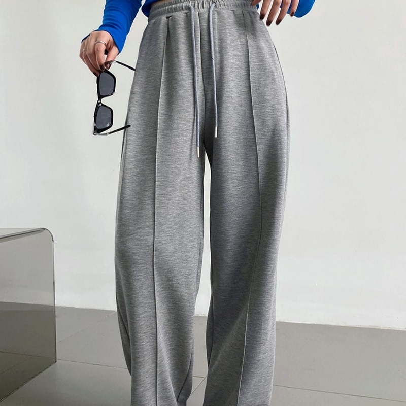 レディース パンツ ボトムス ロング ワイド ストレート Iライン スマート 裾ワイド ハイウエスト ウエストゴム 薄手 かわいい 大人可愛い シンプル カジュアル 上品 おしゃれ かっこいい