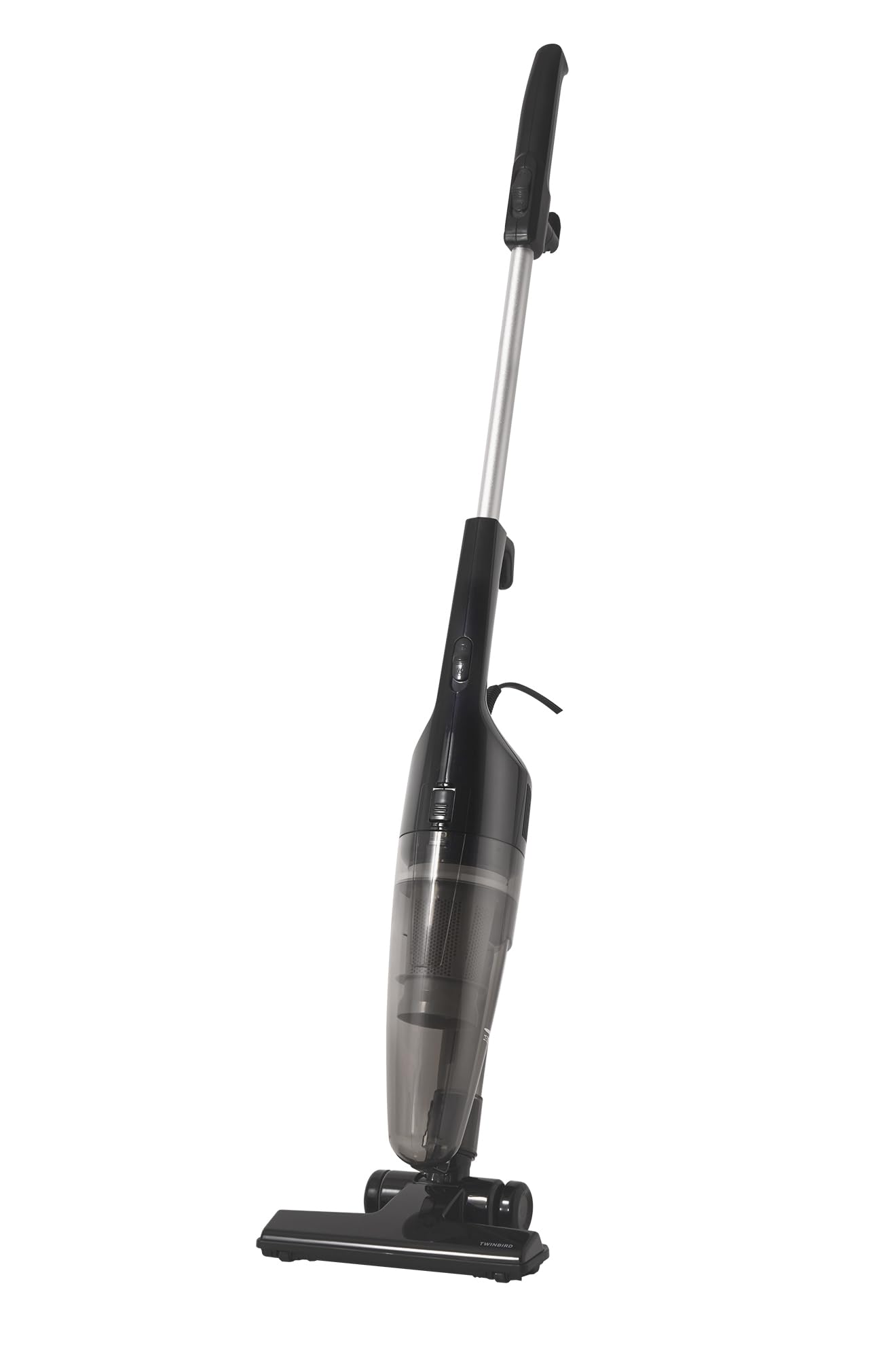 ツインバード 掃除機 サイクロン スティック型クリーナー コード式 ハンディ 軽量 2WAY パワフル 自立式 スペシャルブラック TC-E124SPB