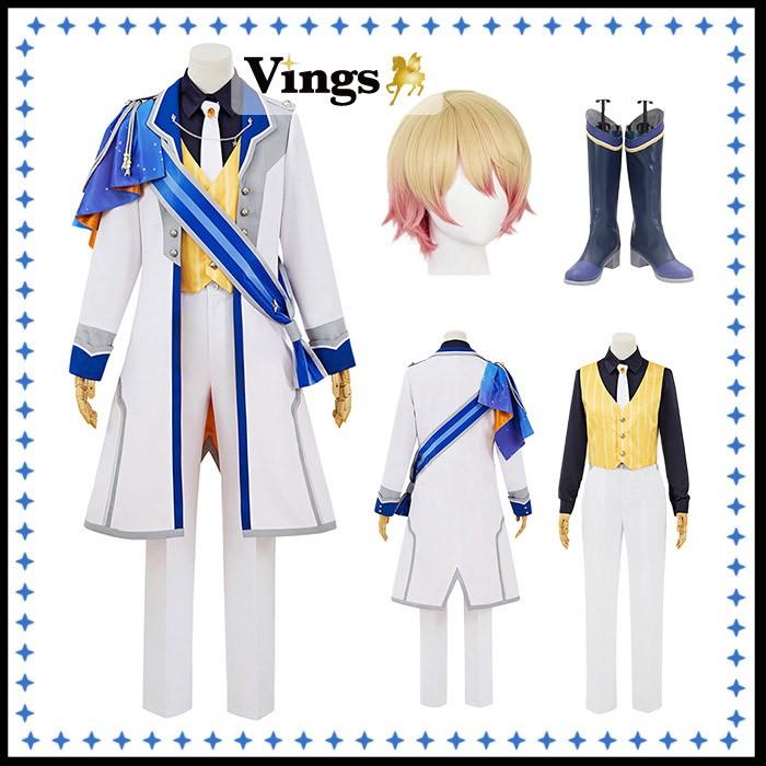 【今だけ！爆売れ商品！】プロジェクトセカイ カラフルステージ! feat. 初音ミク 三周 ワンダーランズ×ショウタイム 天馬 司 てんま つかさ コスプレ衣装　ウィッグ ブーツ