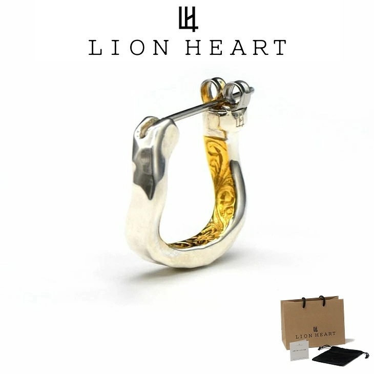 ピアス メンズ クロッシングピアス ウェーブシークレットヘリテイジ SV925 サージカルステンレス LH-1EA138 メンズピアス 片耳用 1点売り 【ネコポス】