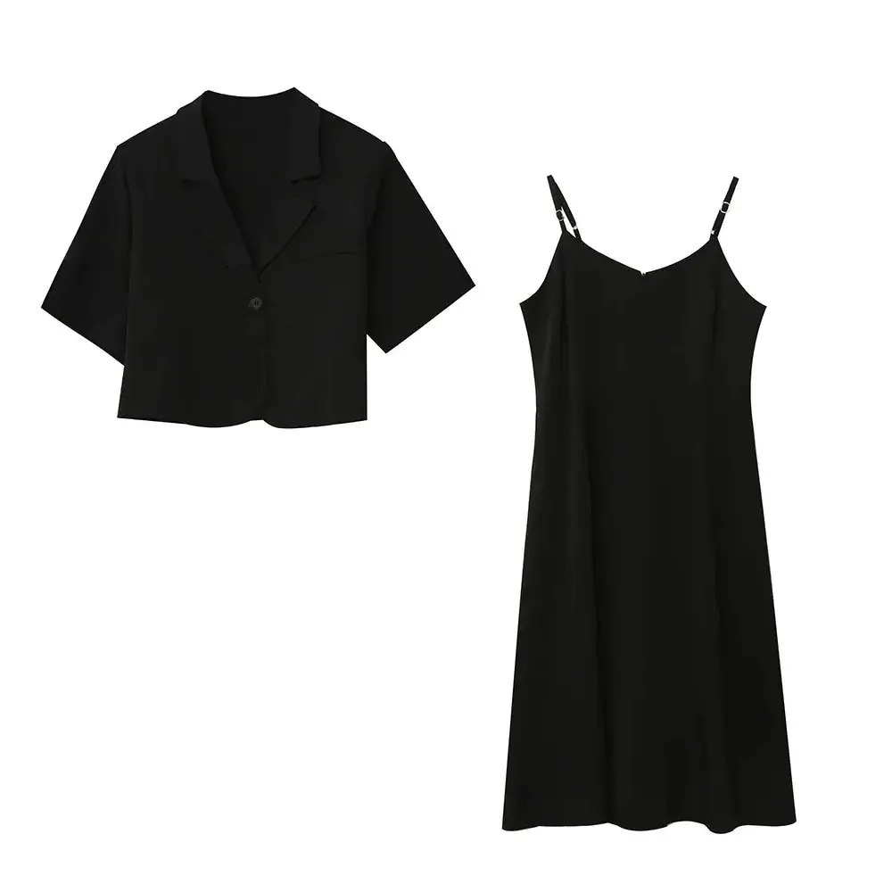 2025 制服セット 夏 通勤 スーツセット スーツ＋キャミワンピース 大きいサイズ 上下セット 体型カバー 夏 フォーマル セットアップ レディース 韓国ファッション