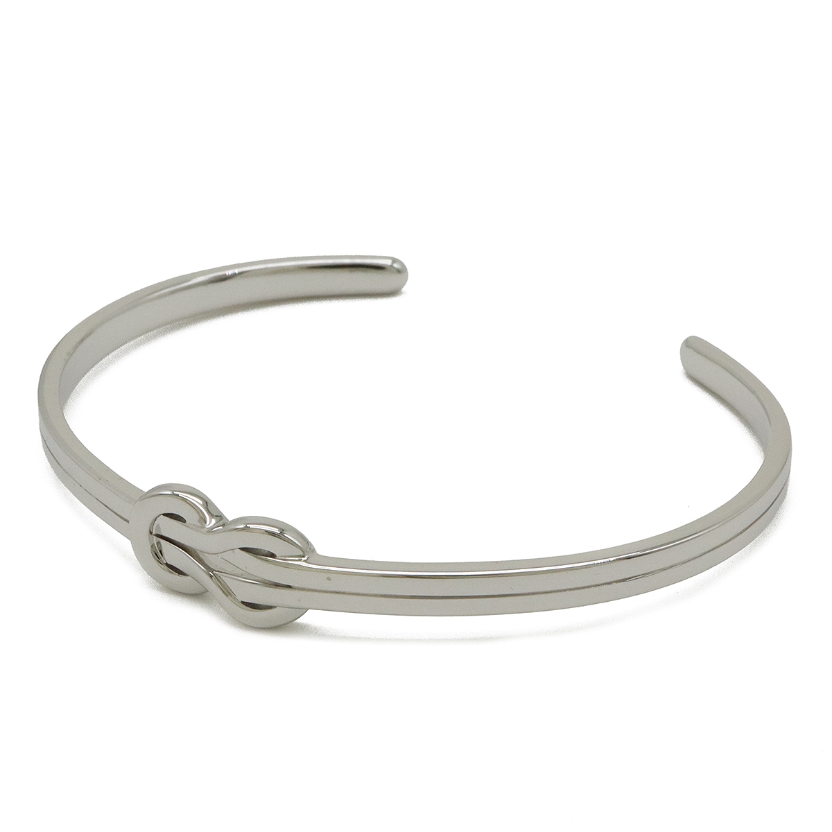 シャンス アンフィニ バングル ブレスレット Au750 K18WG ホワイトゴールド 2PD ダイヤモンド #1