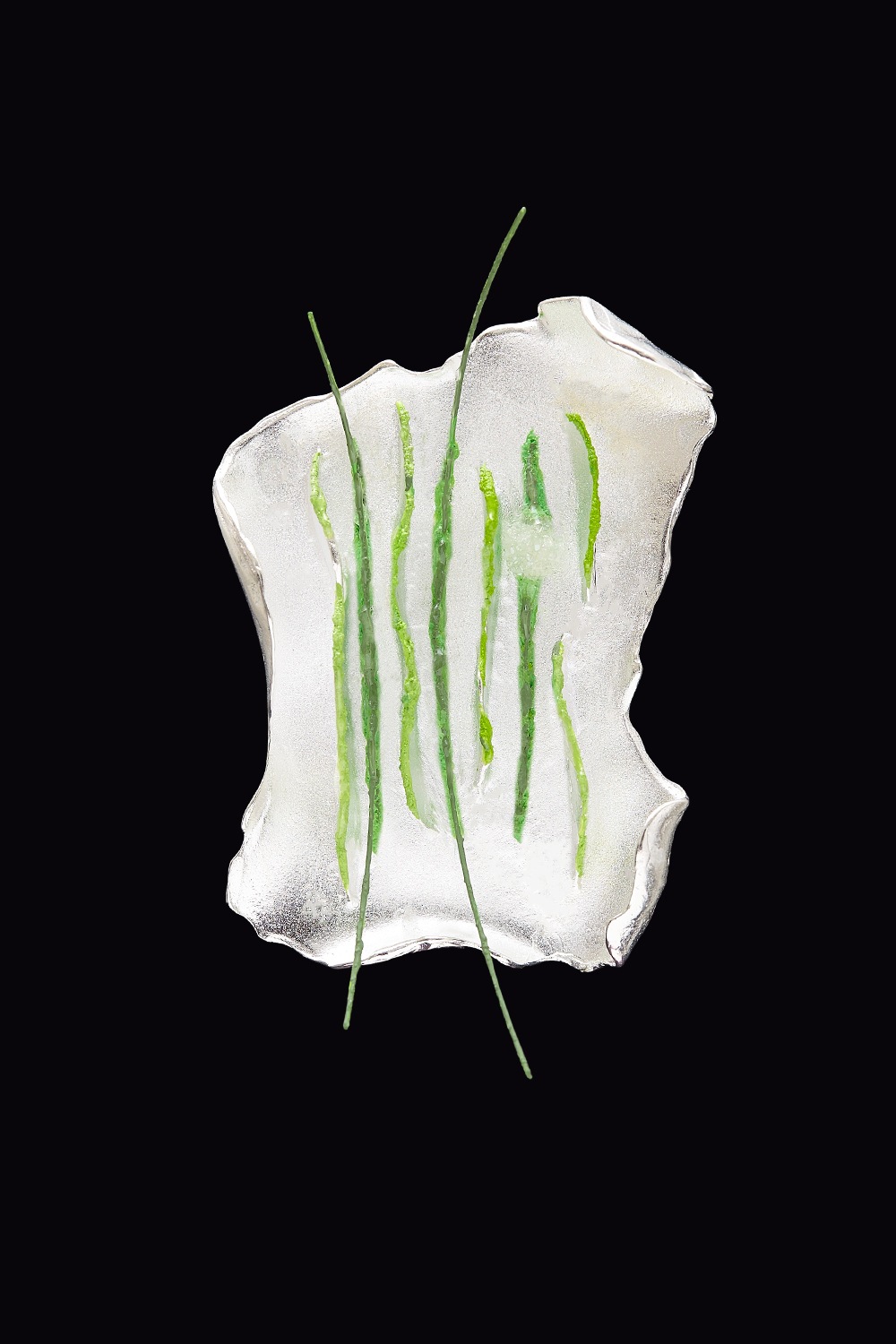 [HAZINA] Rhizome Objet Brooch - Green