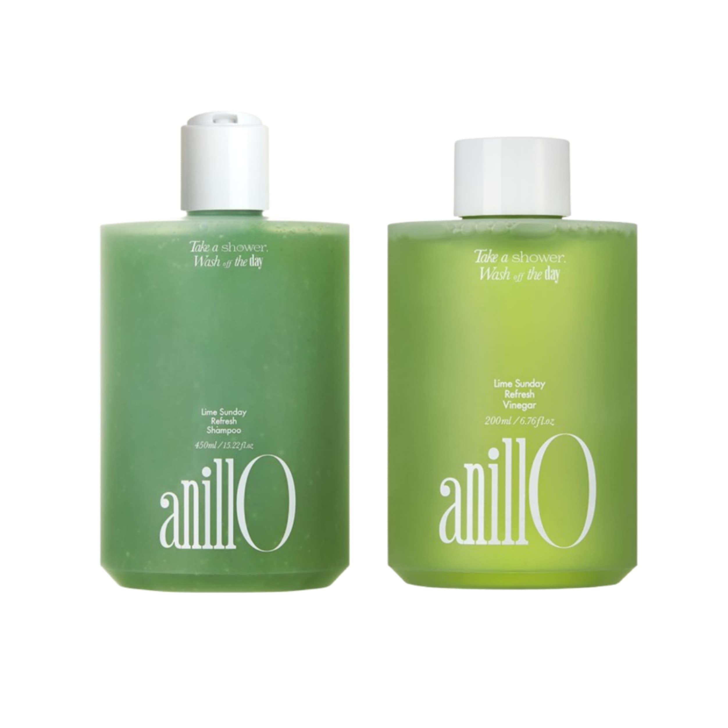 Lime Sunday Refresh 2種セット（シャンプー+ビネガ)ヴィーガン/ヘアケア/シャンプー