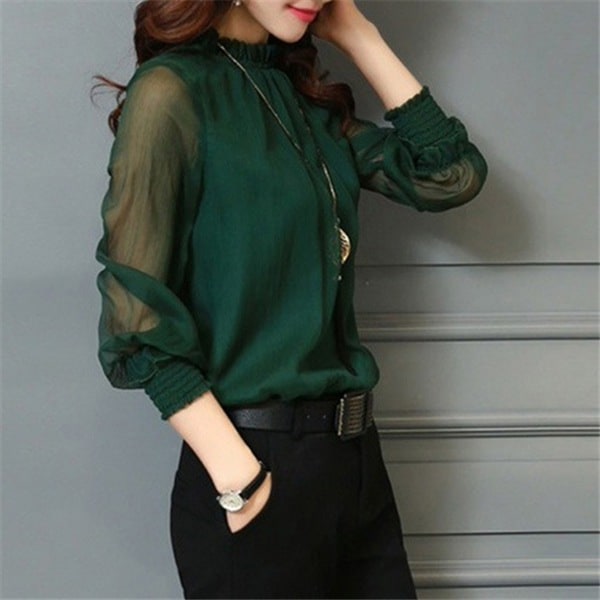 【輝いて超人気】 レディースシャツおしゃれカジュアルキャリアシャツ