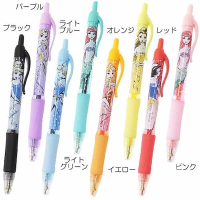 Qoo10] ディズニープリンセス/ボールペンカラーゲ : 文具