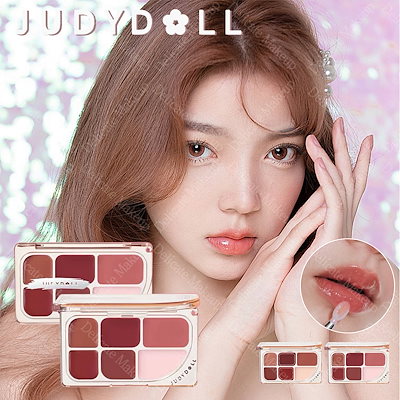 Qoo10] JUDYDOLL SNS話題 リップ 6色 リップパレット