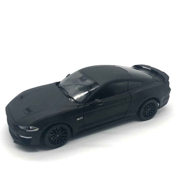 ダイキャストマスターズ フォード マスタング GT 2019 右ハンドル マットブラック(カスタムカラー) 1/18