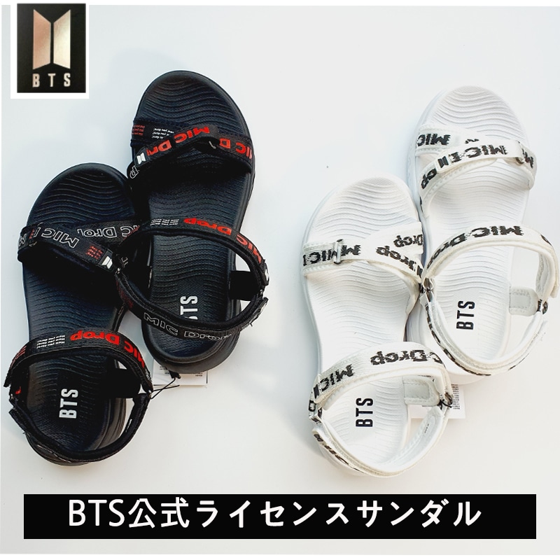 [BT公式グッズ] BTS公式ライセンスサンダル BTS MIC Drop Aquarius