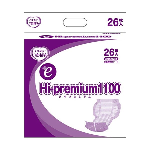 （まとめ）カミ商事 エルモア いちばん +e Hi-premium1100 （26枚）[x3]