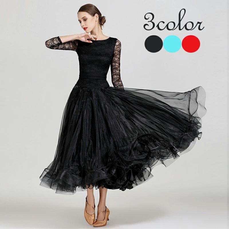 社交ダンス 衣装 ワンピース おしゃれ 大きい裾 タンゴ服 モダンダンス 舞台 演出 イベント衣装 ステージ衣装 ラテンダンス ダンスウエア 競技 練習着 ダンスワンピース 女性用 ワルツ チャチャ