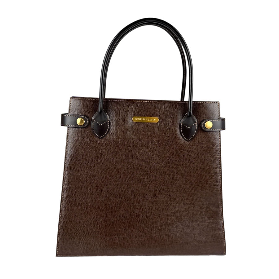バーバリー BURBERRY ハンドバッグ レザー ブラウン ゴールド レディース z5301 20,160円