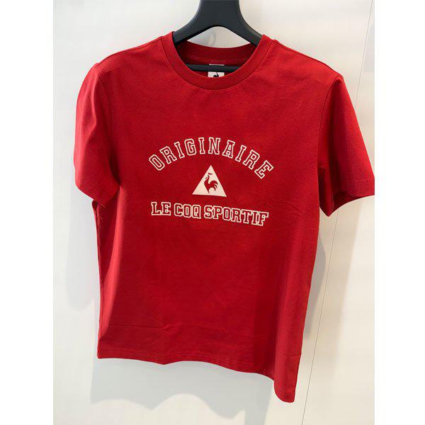 ユニレターグラフィックルフレッシ半袖Tシャツ QR123LRS22 DRD