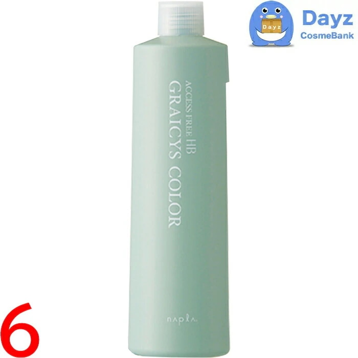 アクセスフリーHB グレイシスカラー オキシ OX6% 1000mL　6点セット ヘアカラー 第二剤 医薬部外品