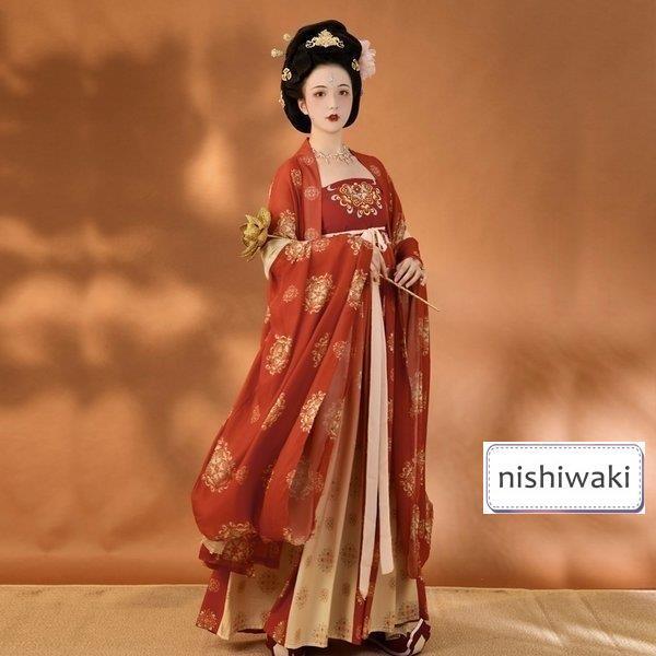 女性 唐装 中国古風 中国古代衣装 撮影 ステージ ワンピース コスプレ ロングドレス 中国服 チャイナ服 漢服仙女 中国漢服 チャイナドレス おしゃれ 中華服