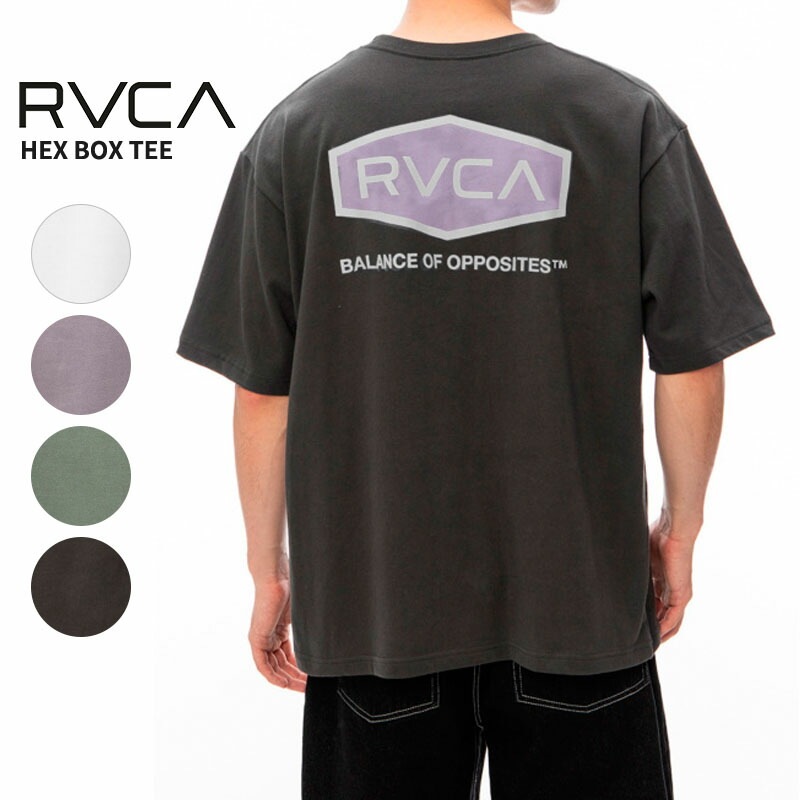ルーカ 半袖Tシャツ RVCA HEX BOX TEE メンズ Tシャツ 男性 be041-225