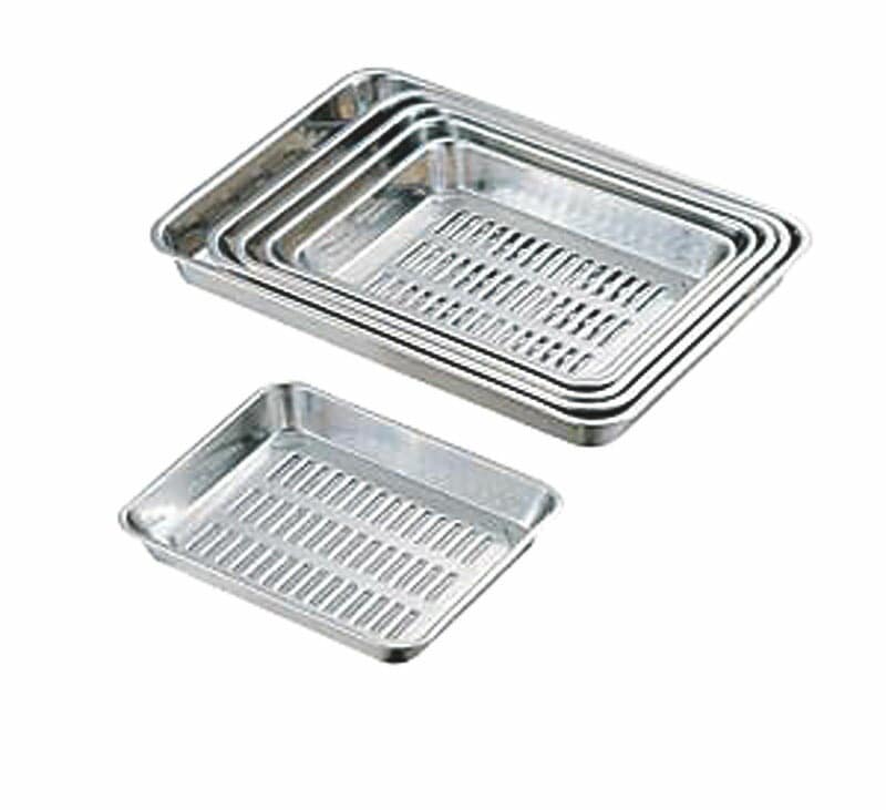 （まとめ買い）大屋金属 CLO 18-8水切バット 8枚取 [x3]