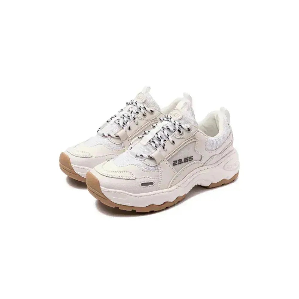 Alo ユニセックス　BTS JIN履用　スニーカー ホワイト/ベージュ Alo ユニセックス BTS JIN履用 スニーカー ホワイト/ベージュ