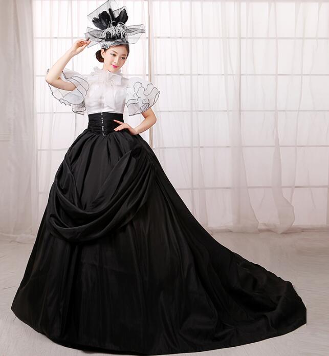【早い者勝ちタイムセール】ロングドレス 宮廷 舞踏会 ステージ 舞台 演出服 ジュリエット 文化祭 ハロウィン 演劇 オペラ声楽 撮影 ワンピース 貴婦人 プリンセスライン 学園祭 王族服 司会 演奏