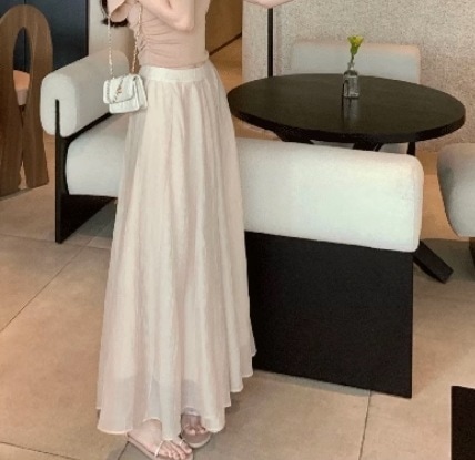 レディース パンツ ボトムス ワイドパンツ キュロットスカート ロング 立体感 シフォン ふわふわ ふっくら ハイウエスト かわいい 大人可愛い きれいめ シンプル カジュアル 上品 おしゃれ ガーリ