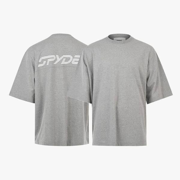男性 THE H オーバーフィット バックロゴ半袖Tシャツ SPJMCNRS332MMGR 710358