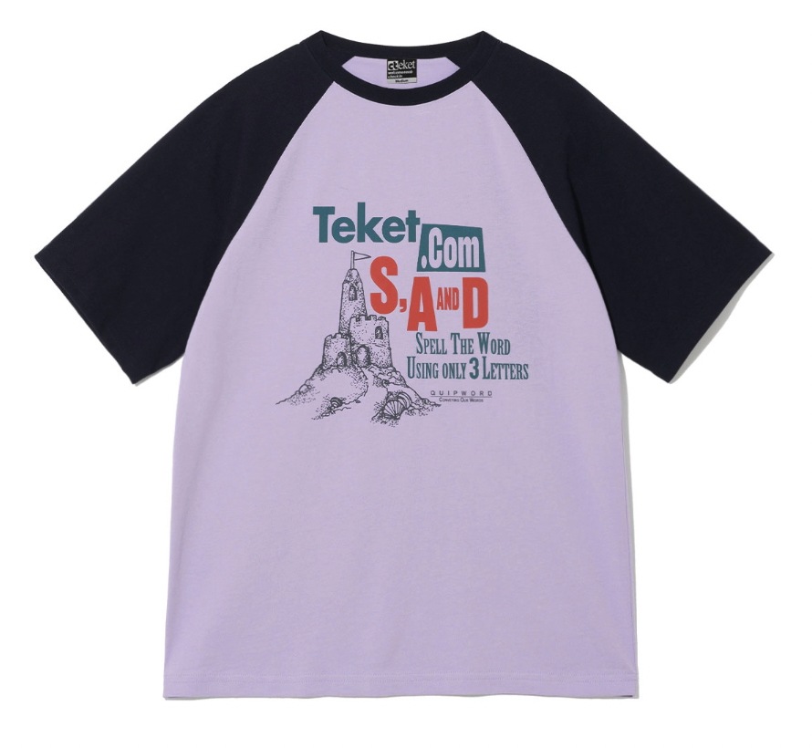 テケット Sand Tee Violet