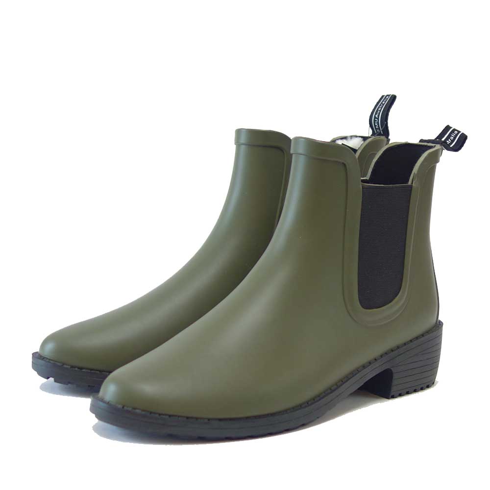 W 12402 Grayson Rainboot 防水サイドゴアレインブーツ （レディース） カラー：ダークオリーブ 「靴」