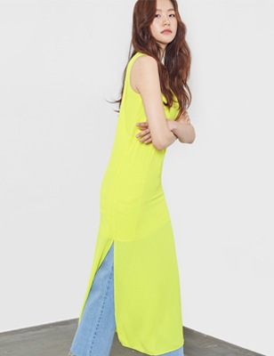 LX（Q-OP-2886）Simple Long Dress