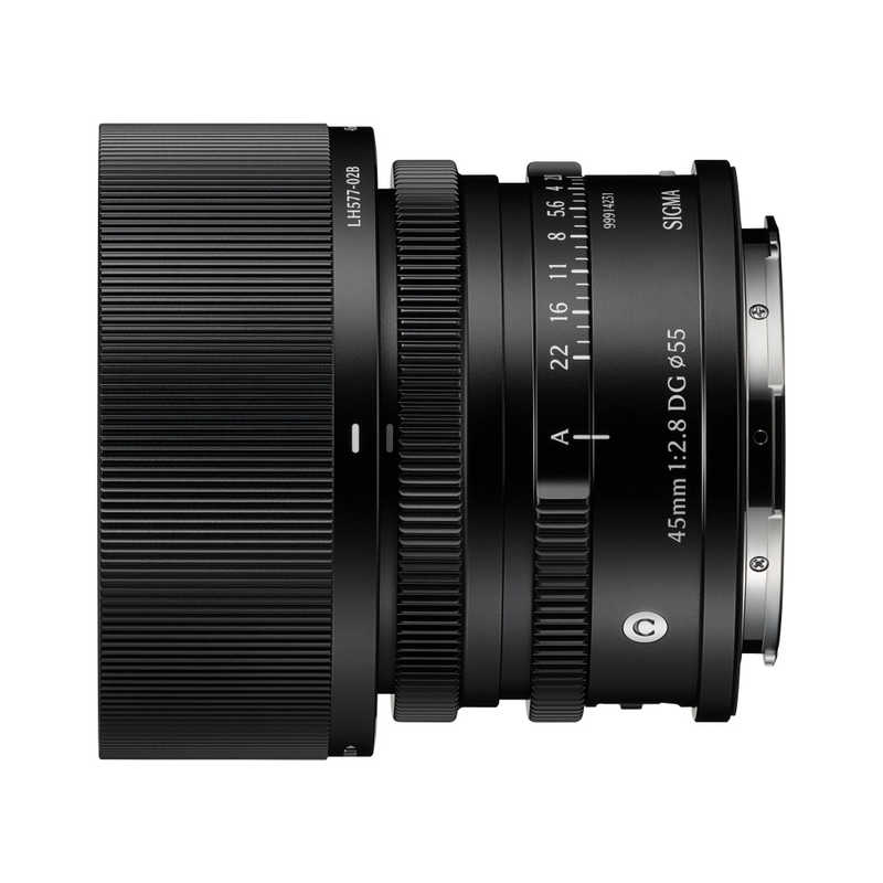 シグマ　カメラレンズ 45mm F2.8 DG Contemporary ブラック （ ライカL / 単焦点レンズ ） 　45MMF2.8DG