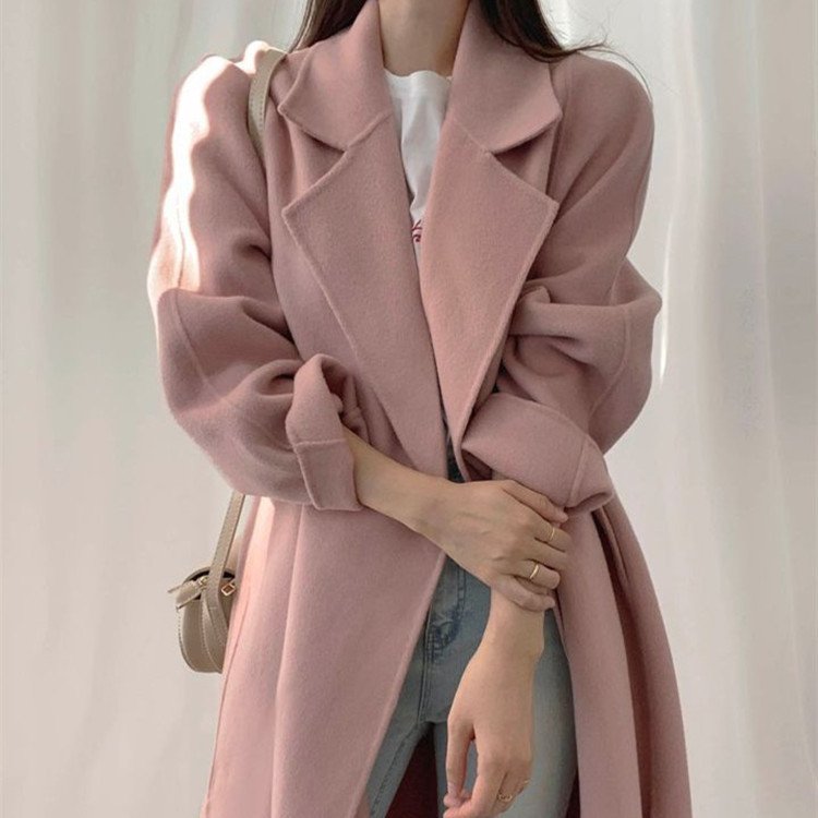 ロングコート リボン付き ロング丈 秋冬 アウター ラ レディース トレンチコート チェスターコート 5,691円