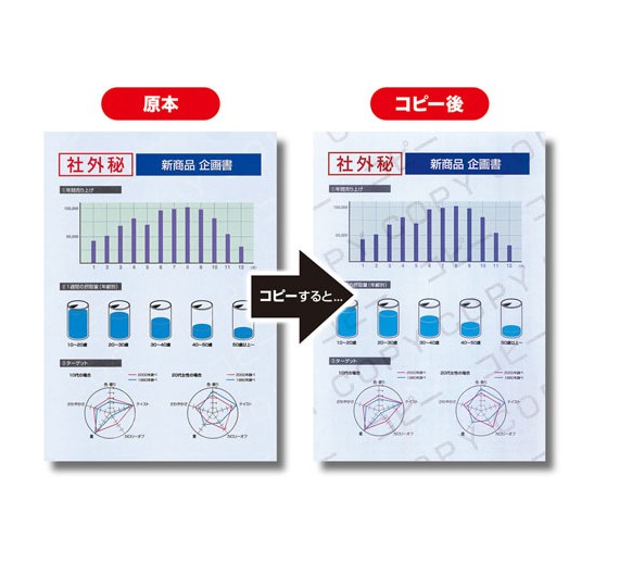 【5個セット】 サンワサプライ マルチタイプコピー偽造防止用紙(B4) 100枚 JP-M