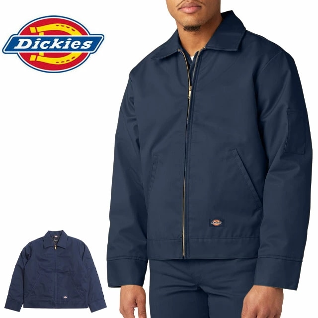 Dickies ディッキーズ TJ15 アイゼンハワー ジャケット M L XL XXL 2L 2Lサイズ 大きいサイズ ビックサイズ NAVY ネイビー 紺 メンズ アウター ブルゾン ワークジャケ