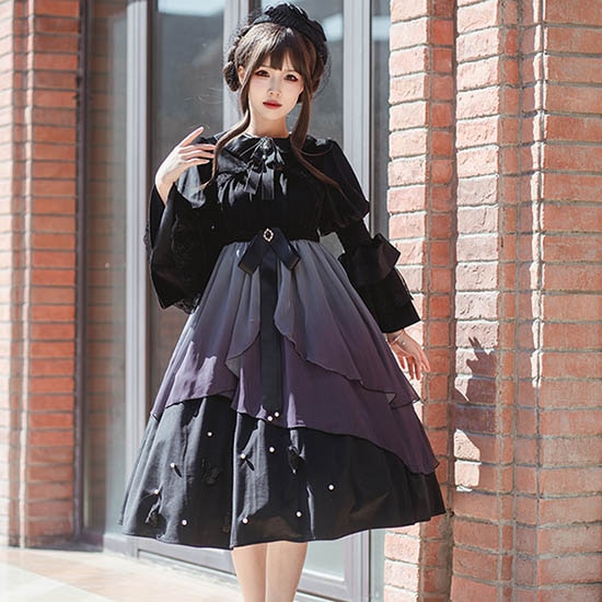 華ロリ クラロリ ロリータ ワンピース 中華ロリィタ Aライン Lolita 中国風ロリータ リボン レディース コスチューム 衣装 かわいい フリル 仮装 パーティ イベント cosplay 文化祭