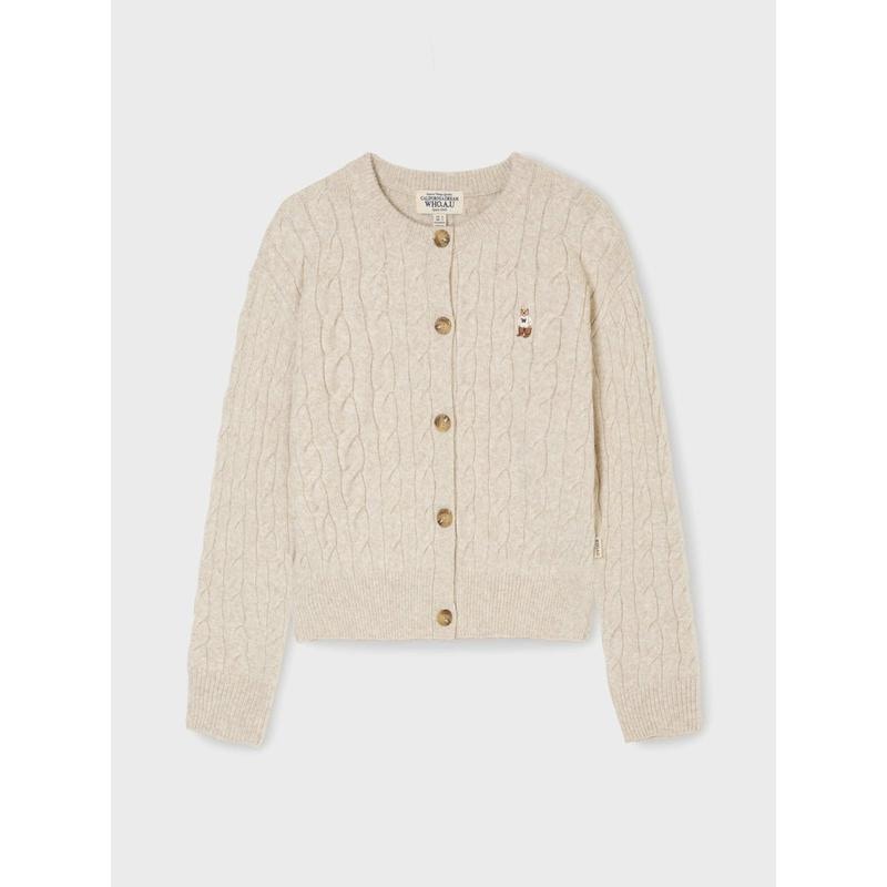 AK水原店 女性 Steve Bokashi Cable Cardigan WHCK