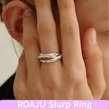 韓国発【ROAJU】[silver925]two strap bold ring / 追跡送 roaju(ロアジュ)の商品一覧 - 海外通販のBUYMA