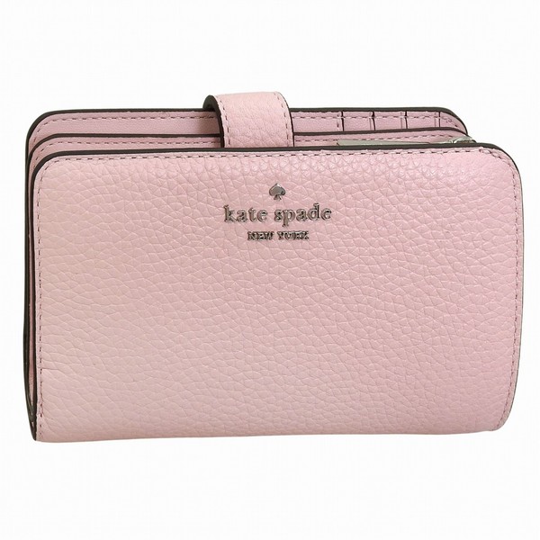 ケイトスペード 財布 レディース 二つ折り財布 アウトレット レザー ピンク med comp bifld KH787-961 KATE SPADE