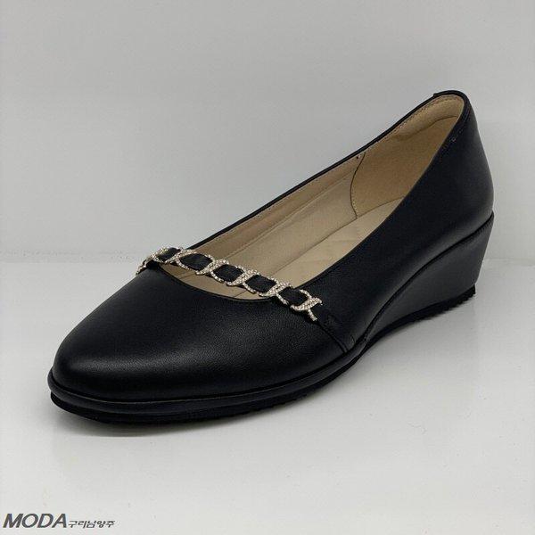 軽量クッション超軽量ウェッジ女性パンプスLCWD69U613_19GN