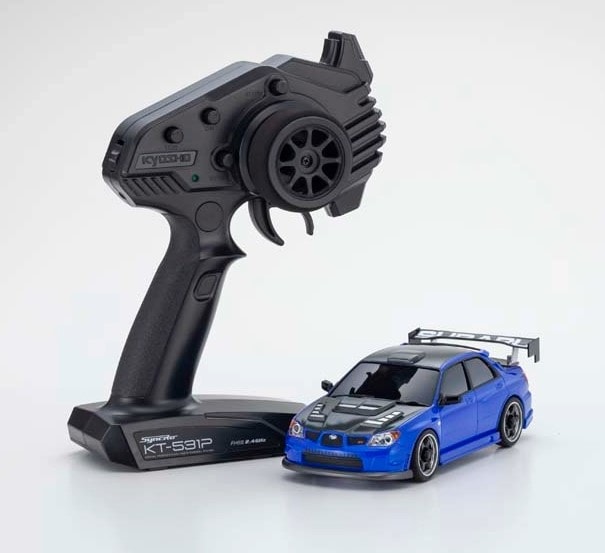 京商 ミニッツAWDレディセット MA-020 スバル インプレッサ エアロバージョン with カーボンボンネット メタリックブルー【32653BL】 ラジコン KC 32653BL スバル インプ
