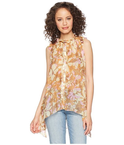フォーラブアンドレモン レディース シャツ トップス Maritza Floral Tank Tunic フォーラブアンドレモン レディース シャツ トップス Maritza Floral Tank Tunic