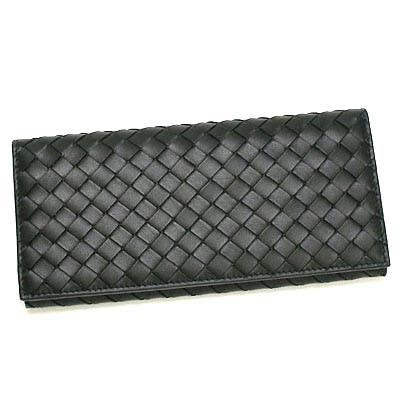 ボッテガヴェネタ BOTTEGA VENETA / UOMO 長札入財布 #120697 LONG WALLET V4651 1000 NERO楽ギフ_包装選択楽ギフ_のし宛書新春初売り大特 76,982円