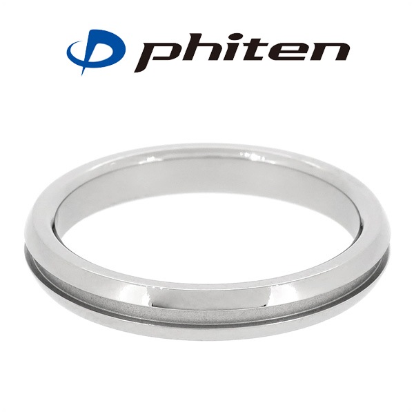 fe-fe phiten 細身 ライン チタン リング 13 19号 メンズ 指輪 スポーツ